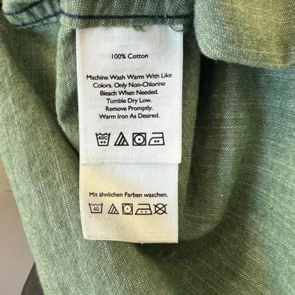 Eddie Bauer mens short sleeve shirt size L - Picture 4 of 5